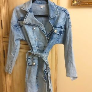 NWOT Denim blazer dress